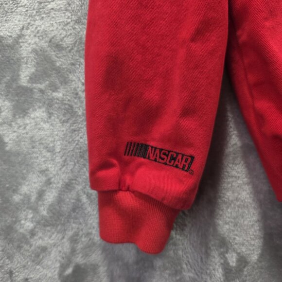 Vintage Dale Earnhardt Jr. Racing Jacket Youth Boys Size 18/20 XL Red Button Up - Picture 10 of 15